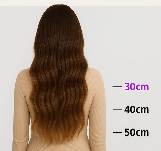 Bonding Extensions aus Schnitthaar-30cm