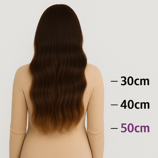 Bonding Extensions aus Schnitthaar - 50 cm